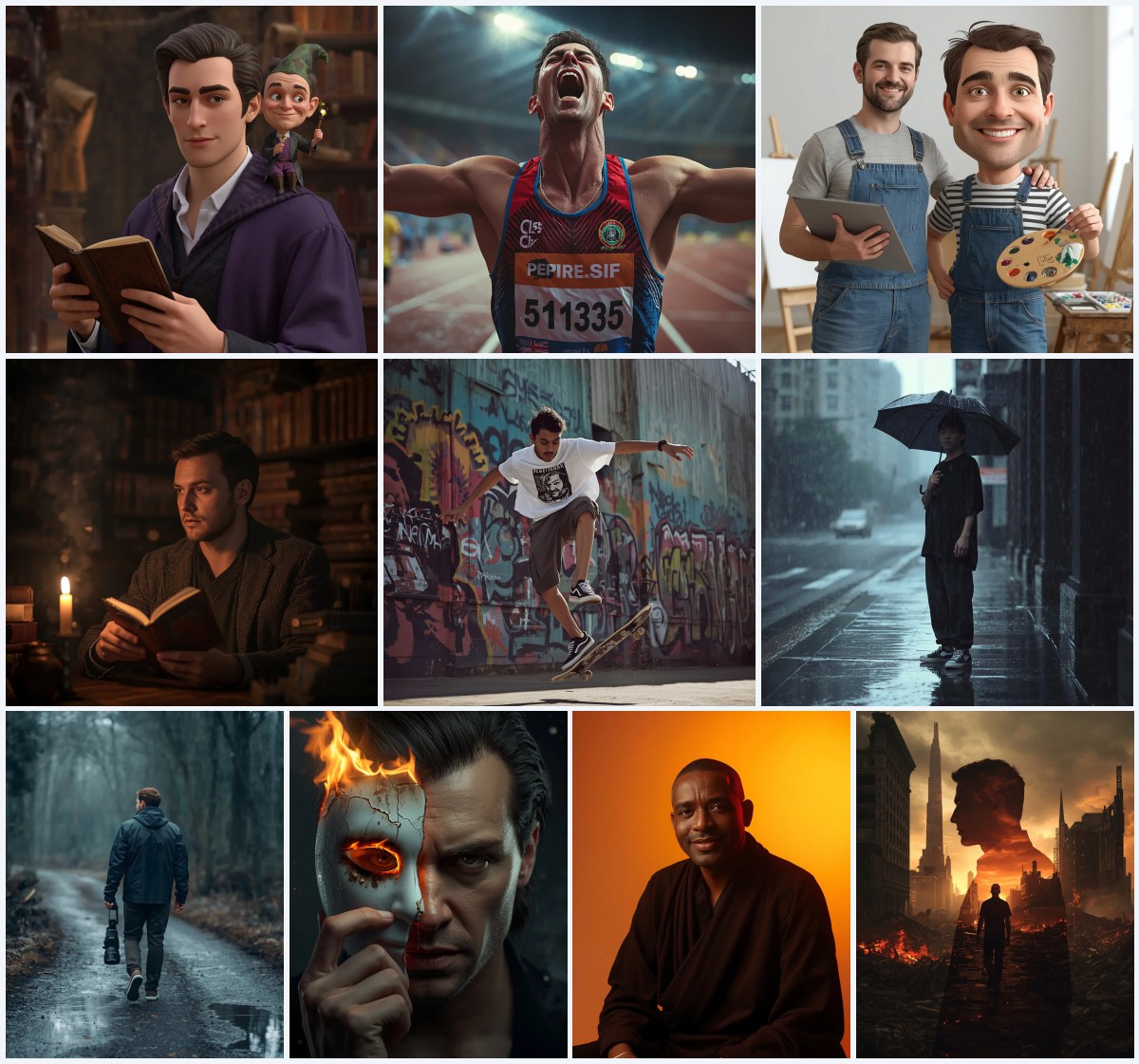 Top 10 Cinematic AI Prompts for Dramatic Men’s Noir Film Still Recreations